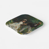 Pierre-Auguste Renoir - La Promenade Papieren Bordje (Gebogen)