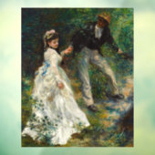 Pierre-Auguste Renoir - La Promenade Raamsticker (Vel 3)