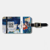Pierre-Auguste Renoir - Landdanwel - QR-code Bagagelabel (Voorkant horizontaal)