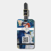 Pierre-Auguste Renoir - Landdanwel - QR-code Bagagelabel (Voorkant verticaal)