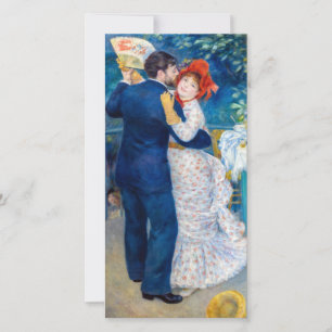 Pierre-Auguste Renoir - Landelijke Dans Bedankkaart