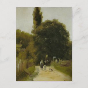 Pierre Auguste Renoir Landschap met twee figuren Briefkaart