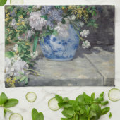 Pierre-Auguste Renoir - Lentebloemboeket Theedoek (Gevouwen)