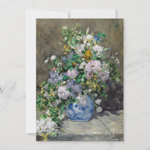 Pierre-Auguste Renoir - Lenteboeket Bedankkaart
