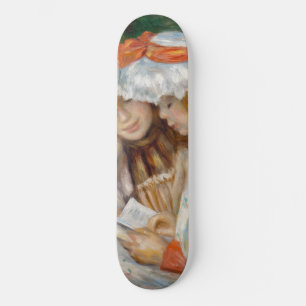 Pierre-Auguste Renoir - Lezen van twee meisjes Skateboard
