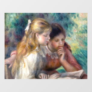 Pierre-Auguste Renoir - Lezing Raamsticker