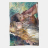 Pierre-Auguste Renoir - Lezing Theedoek (Verticaal)