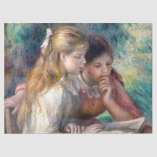 Pierre-Auguste Renoir - Lezing Tissuepapier (Voorkant)