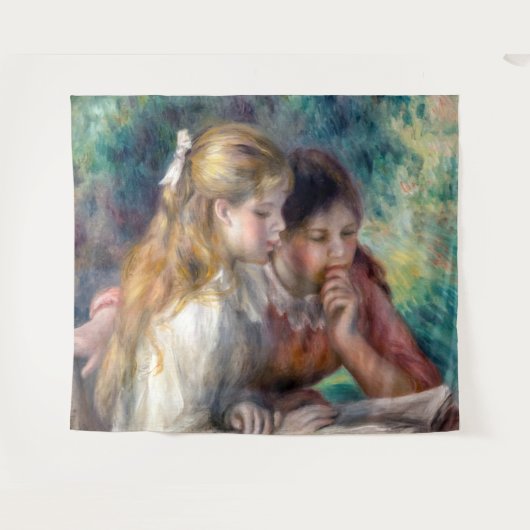 Pierre-Auguste Renoir - Lezing Wandkleed (Voorkant (horizontaal))