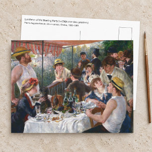 Pierre-Auguste Renoir - Lunch van de roeiers Briefkaart