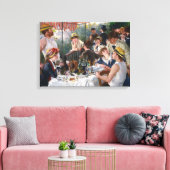 Pierre-Auguste Renoir - Luncheon of Boating Party Canvas Afdruk (Insitu (Woonkamer))
