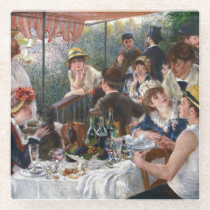 Pierre-Auguste Renoir - Luncheon of Boating Party Glazen Onderzetter