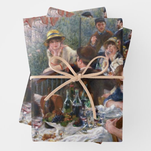 Pierre-Auguste Renoir - Luncheon of Boating Party Inpakpapier Vel (In situ)