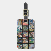 Pierre-Auguste Renoir - Masterstuks Grid Collage Bagagelabel (Voorkant verticaal)