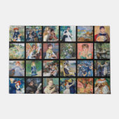 Pierre-Auguste Renoir - Masterstuks Grid Collage Deurmat (Voorkant)