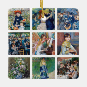Pierre-Auguste Renoir - Masterstuks Grid Collage Keramisch Ornament