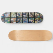 Pierre-Auguste Renoir - Masterstuks Grid Collage Skateboard (Horizontaal)