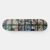 Pierre-Auguste Renoir - Masterstuks Grid Collage Skateboard (Horizontaal)