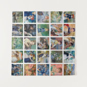 Pierre-Auguste Renoir - Masterstuks Grid Collage Wandkleed (Voorkant (horizontaal))