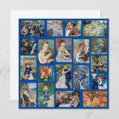 Pierre-Auguste Renoir - Masterstuks Patchwork Bedankkaart (Voorkant / Achterkant)