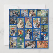 Pierre-Auguste Renoir - Masterstuks Patchwork Bedankkaart (Voorkant)