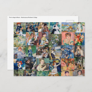 Pierre-Auguste Renoir - Masterstuks Patchwork Briefkaart