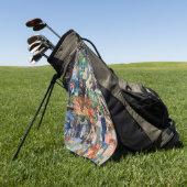 Pierre-Auguste Renoir - Masterstuks Patchwork Golfhanddoek (Groen)