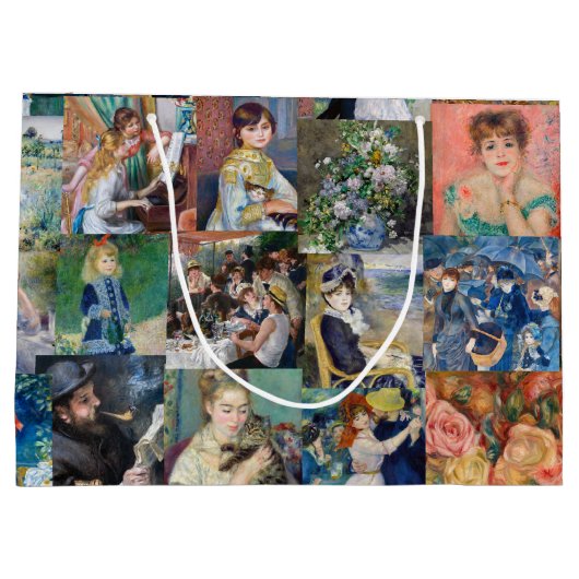 Pierre-Auguste Renoir - Masterstuks Patchwork Groot Cadeauzakje (Achterkant)