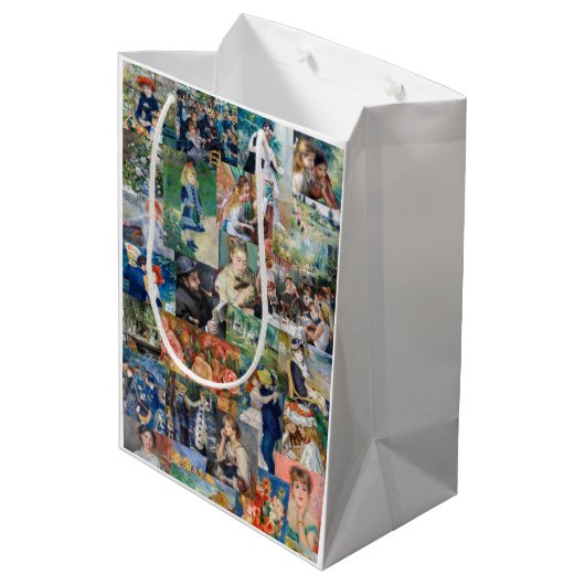 Pierre-Auguste Renoir - Masterstuks Patchwork Medium Cadeauzakje (Achterkant Gekanteld)