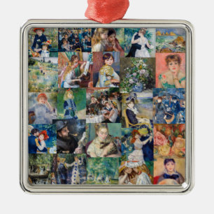 Pierre-Auguste Renoir - Masterstuks Patchwork Metalen Ornament