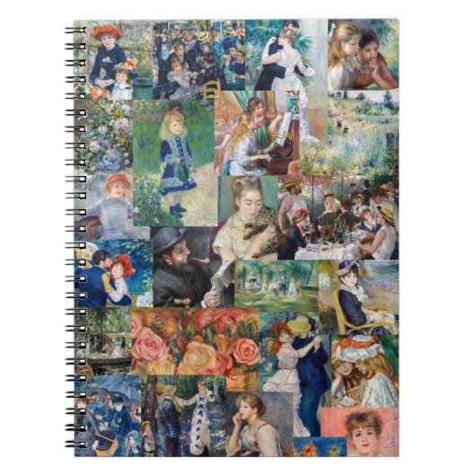 Pierre-Auguste Renoir - Masterstuks Patchwork Notitieboek (Voorkant)