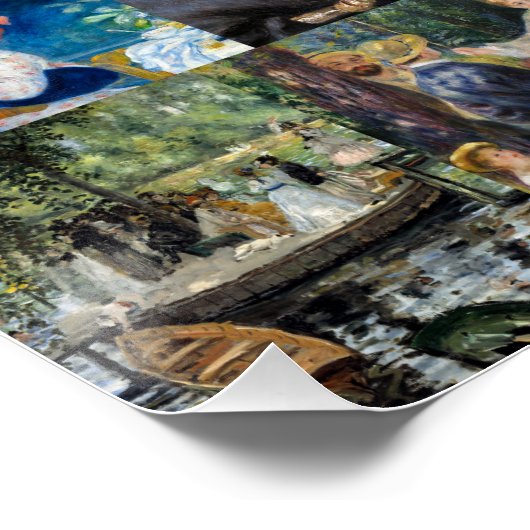 Pierre-Auguste Renoir - Masterstuks Patchwork Perfect Poster (Hoek)