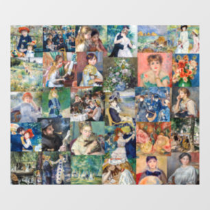 Pierre-Auguste Renoir - Masterstuks Patchwork Raamsticker