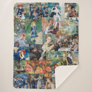 Pierre-Auguste Renoir - Masterstuks Patchwork Sherpa Deken