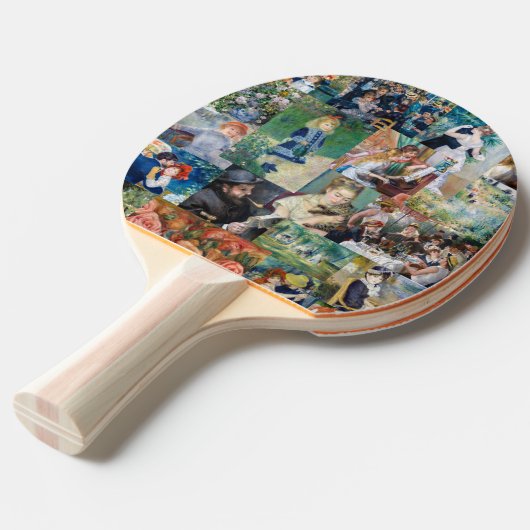 Pierre-Auguste Renoir - Masterstuks Patchwork Tafeltennisbatje (Voorkant Gekanteld)