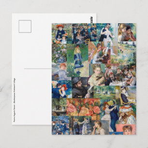 Pierre-Auguste Renoir - Meesterwerken Patchwork Briefkaart