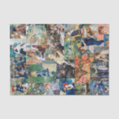 Pierre-Auguste Renoir - Meesterwerken Patchwork Tissuepapier (Voorkant)