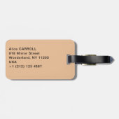 Pierre-Auguste Renoir - Meisje met een fan Bagagelabel (Achterkant horizontaal)