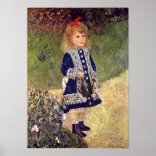 Pierre-Auguste Renoir - Meisje met water Poster