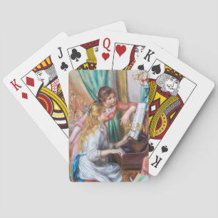 Pierre Auguste Renoir - Meisjes bij de piano Pokerkaarten