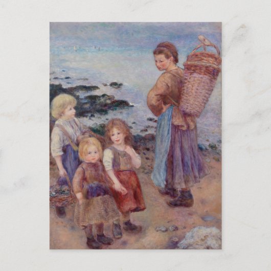 Pierre Auguste Renoir Mussel Fishers in Berneval Briefkaart (Voorkant)