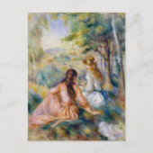 Pierre-Auguste Renoir - Op het weiland Briefkaart (Voorkant)