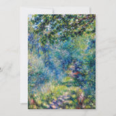 Pierre-Auguste Renoir - Pad in het bos Bedankkaart (Voorkant)