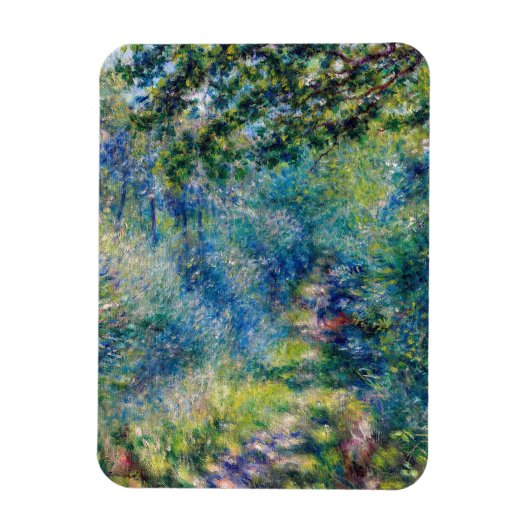 Pierre-Auguste Renoir - Pad in het bos Magneet (Verticaal)