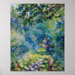Pierre-Auguste Renoir - Pad in het Bos Poster