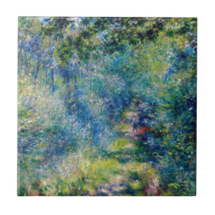 Pierre-Auguste Renoir - Pad in het bos Tegeltje