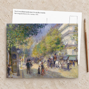 Pierre-Auguste Renoir - Parijs, Grands Boulevards Briefkaart