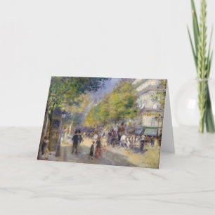Pierre-Auguste Renoir - Parijs, Grands Boulevards Kaart