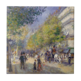 Pierre-Auguste Renoir - Parijs, Grands Boulevards Tegeltje