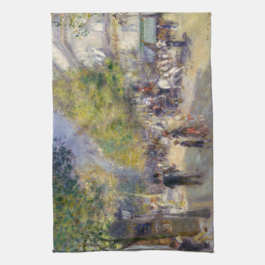Pierre-Auguste Renoir - Parijs, Grands Boulevards Theedoek (Verticaal)